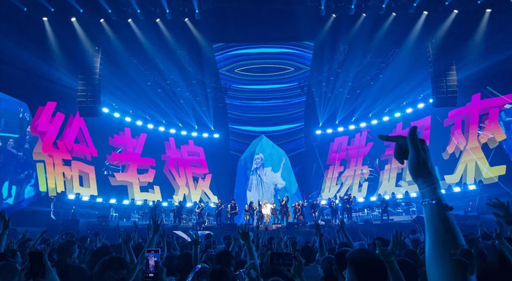 张惠妹新加坡演唱会舞台LED屏幕项目