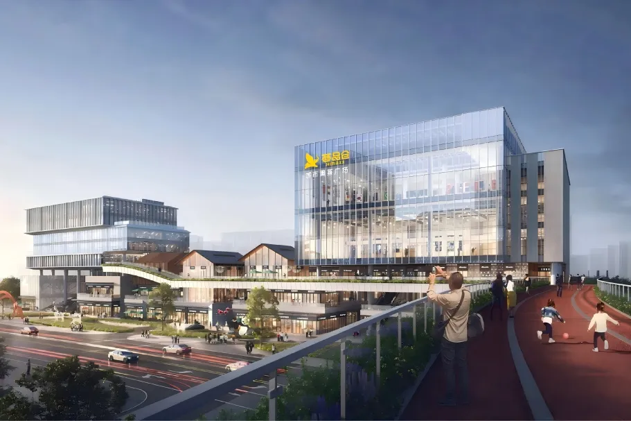 再添新地标！云顶集团LED屏点亮泰安荟品仓城市奥莱广场